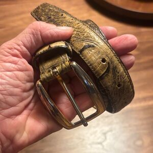 Retta Wolff Tan Leather Belt